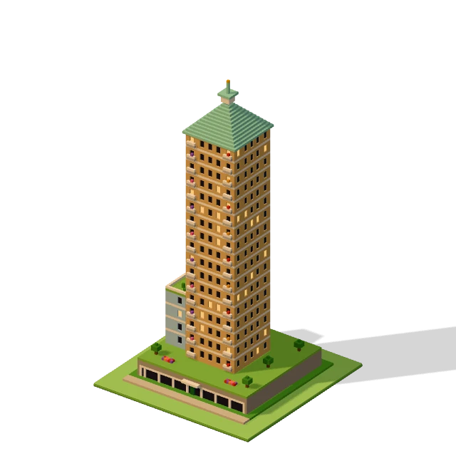 Crown tower